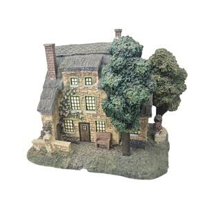 Thomas Kinkade Hawthorne Village Stonebrooke Inn Christmas Cottage 1999